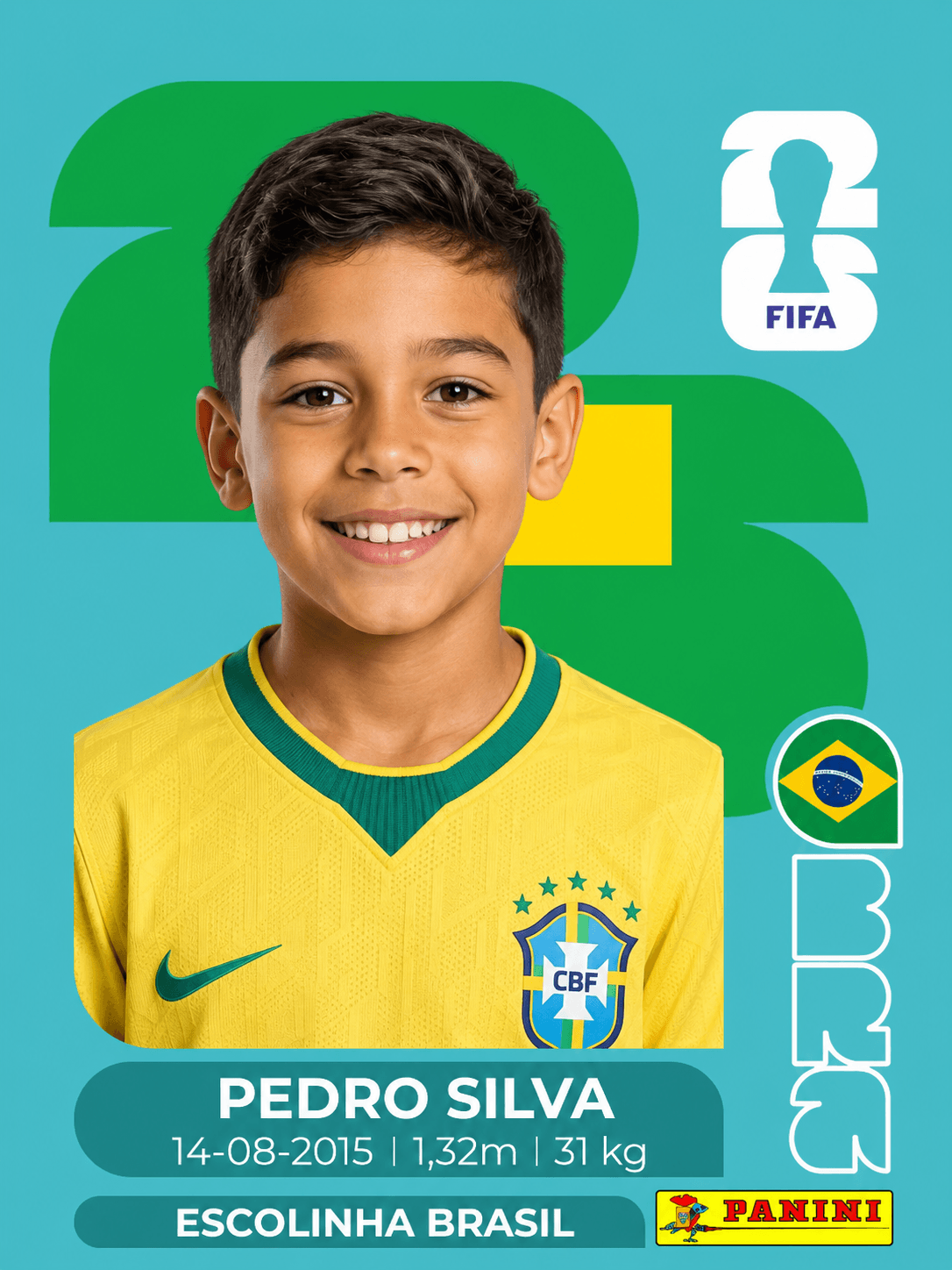 Figurinha do Pedro Silva